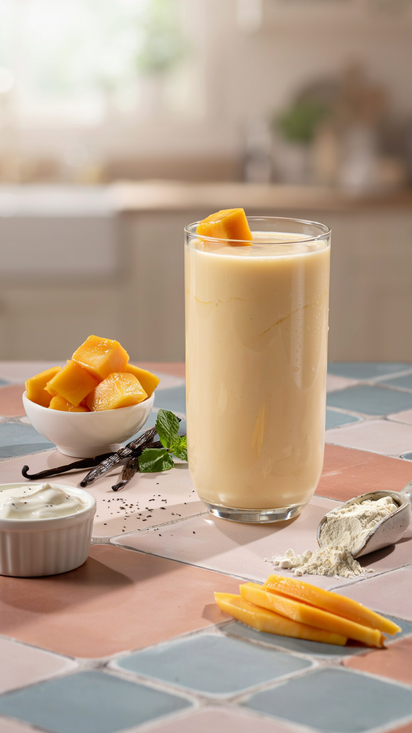 Vanilla Mango High-Protein Smoothie