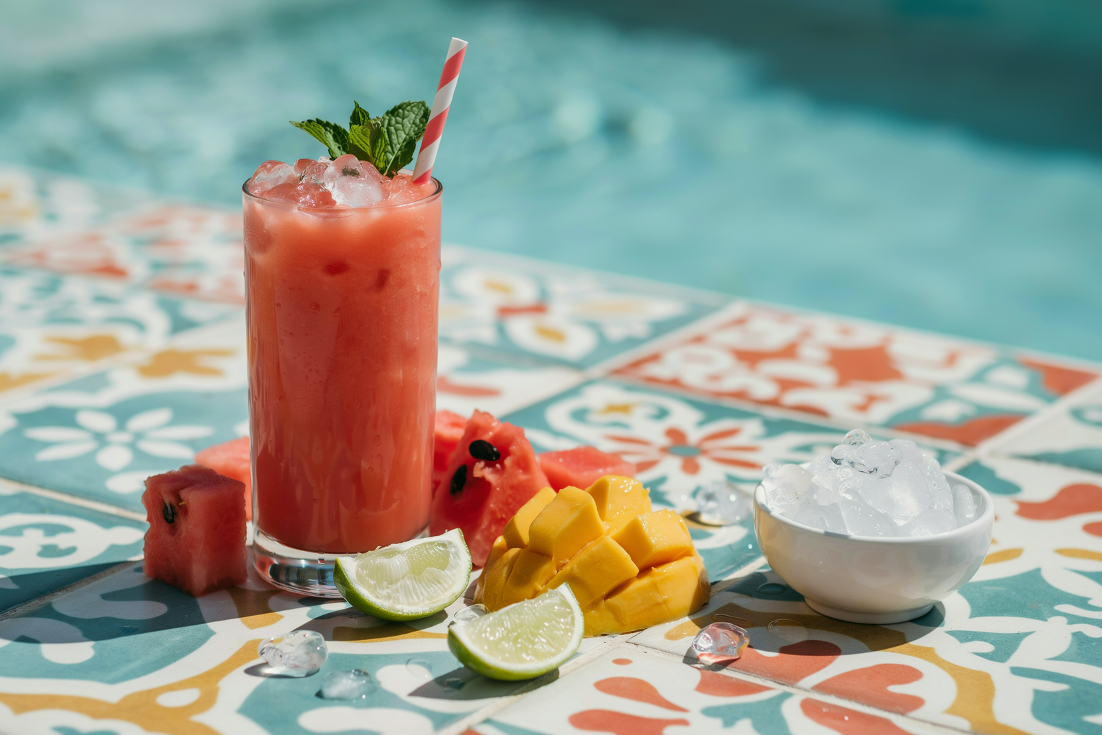 Watermelon Mango Cooler Smoothie