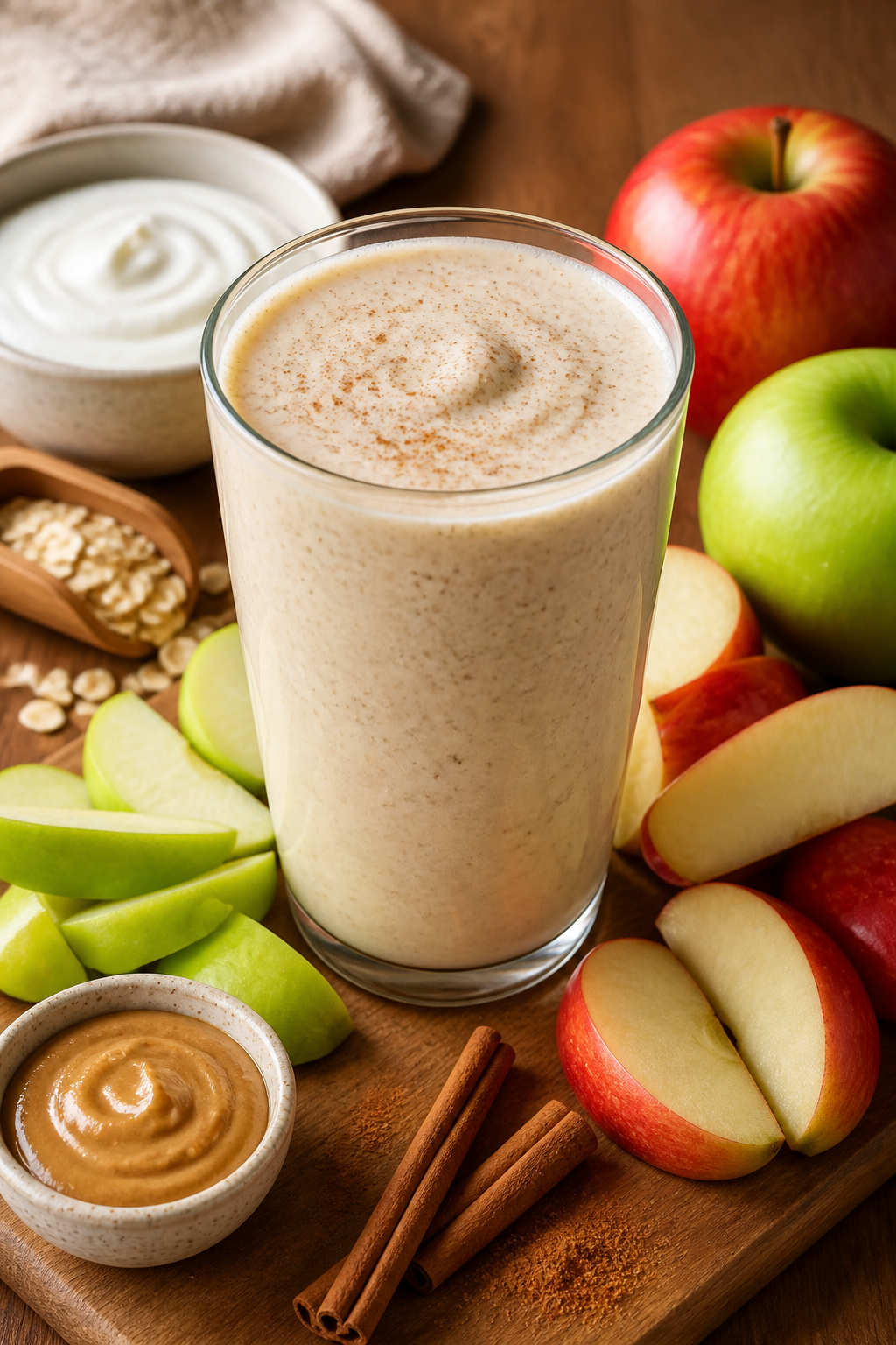 Apple Smoothie Without Banana That Stays Creamy