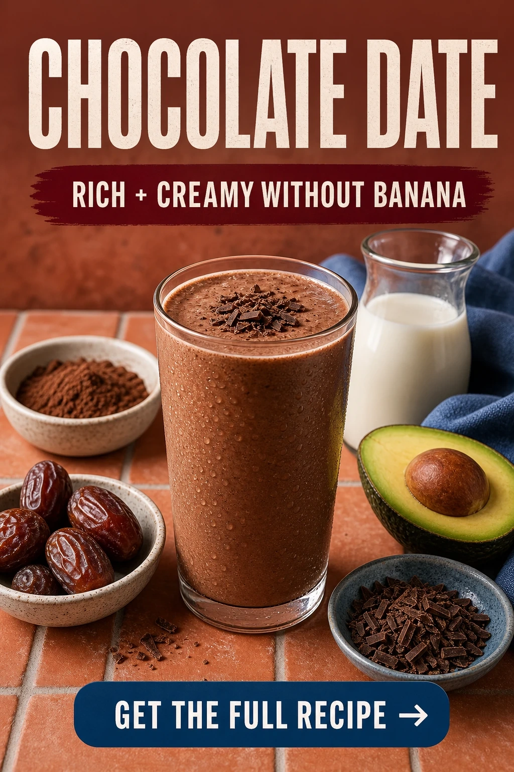 Chocolate Date Smoothie Without Banana