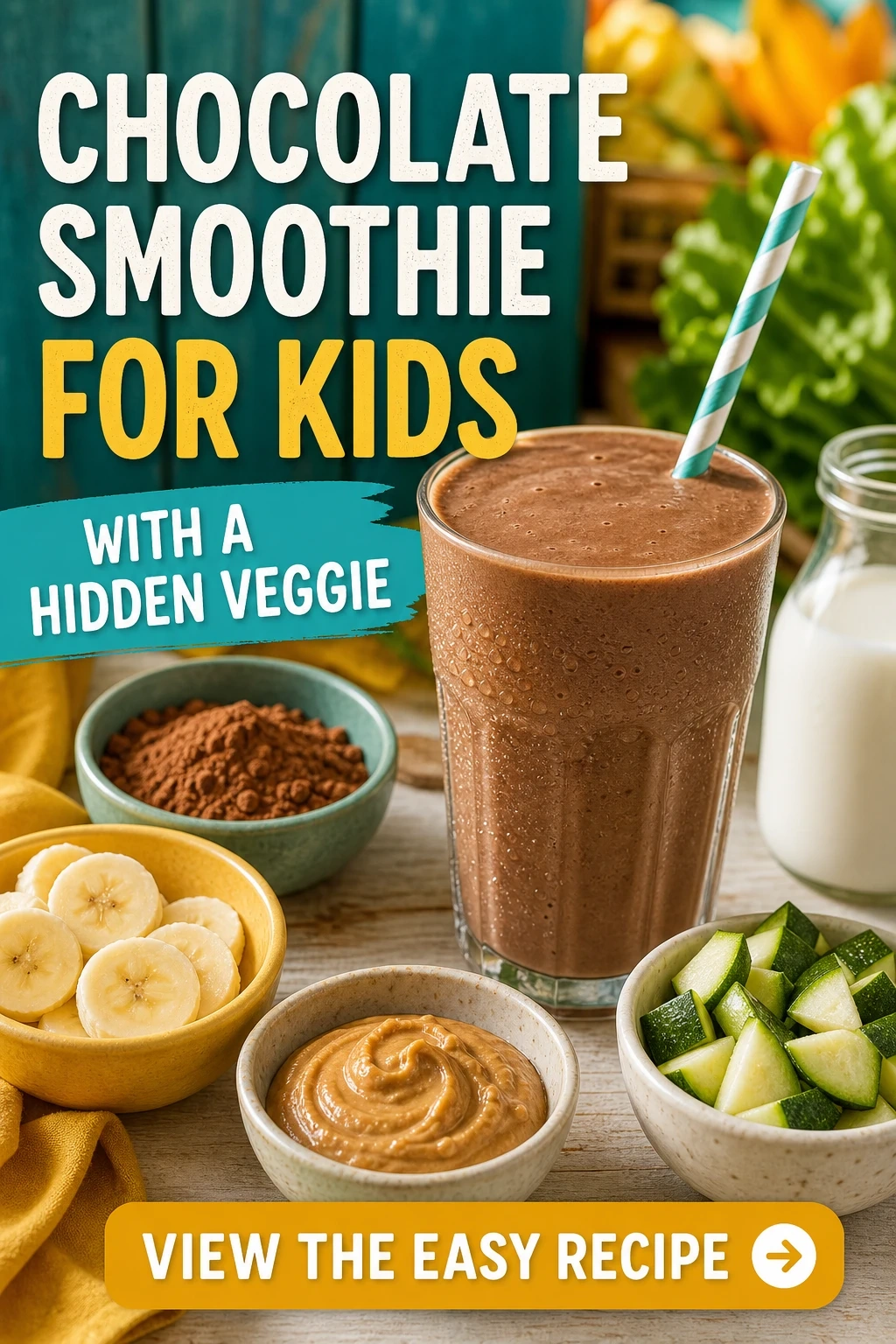Hidden Veggie Chocolate Smoothie for Kids