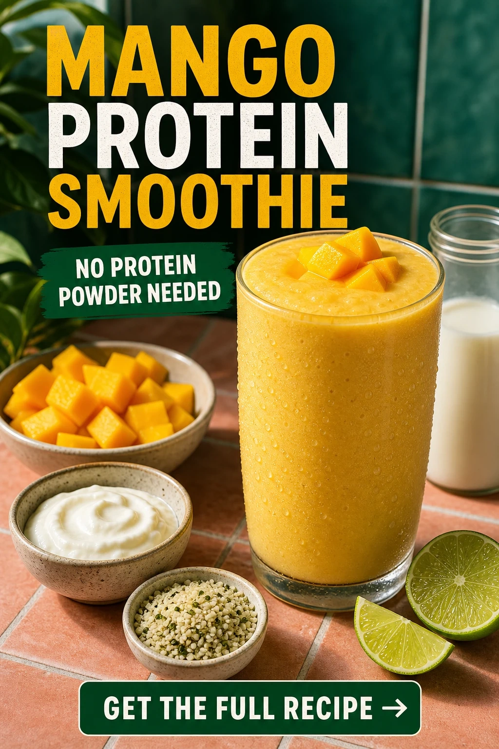 Mango Protein Smoothie Without Protein Powder