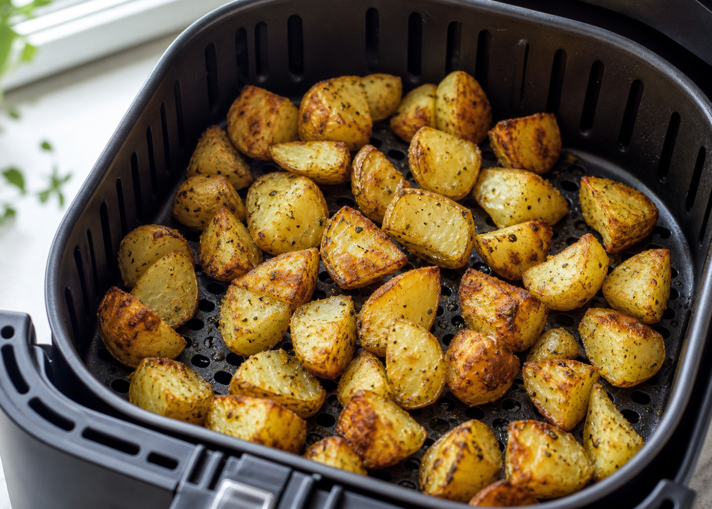 Crispy Canned Potatoes in Air Fryer With Ranch Seasoning