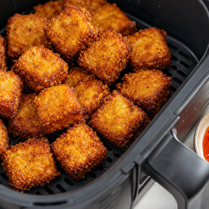 Extra-Crispy Air Fryer Tofu Nuggets With Sweet Chili Sauce