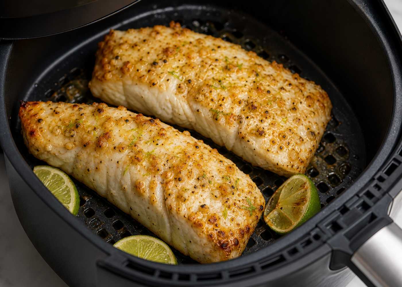 Garlic Lime Air Fryer Mahi Mahi