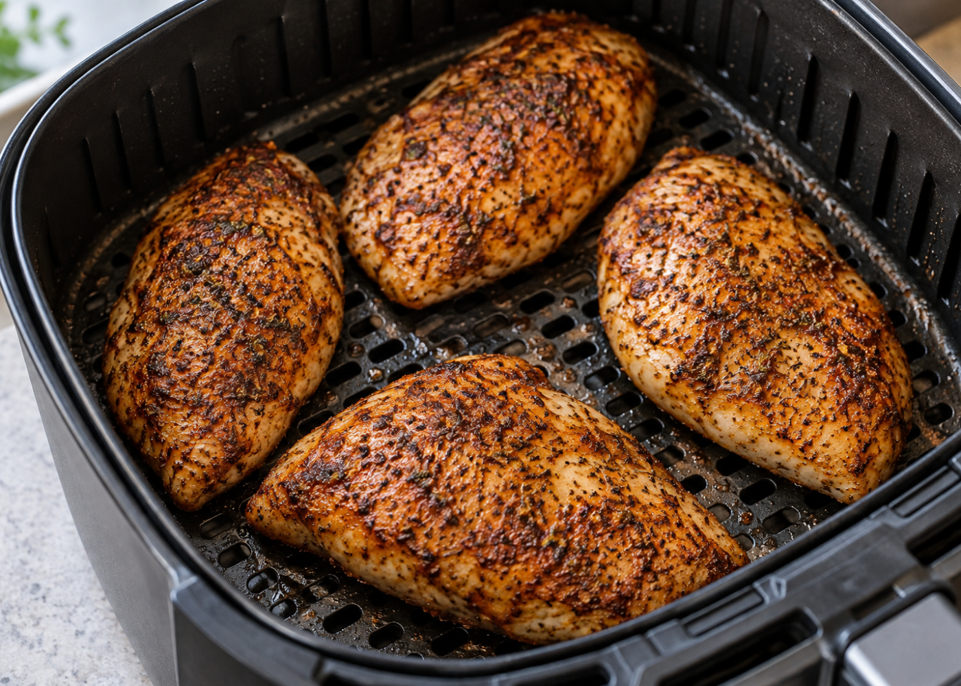 Air Fryer Blackened Chicken With Smoky Cajun Seasoning