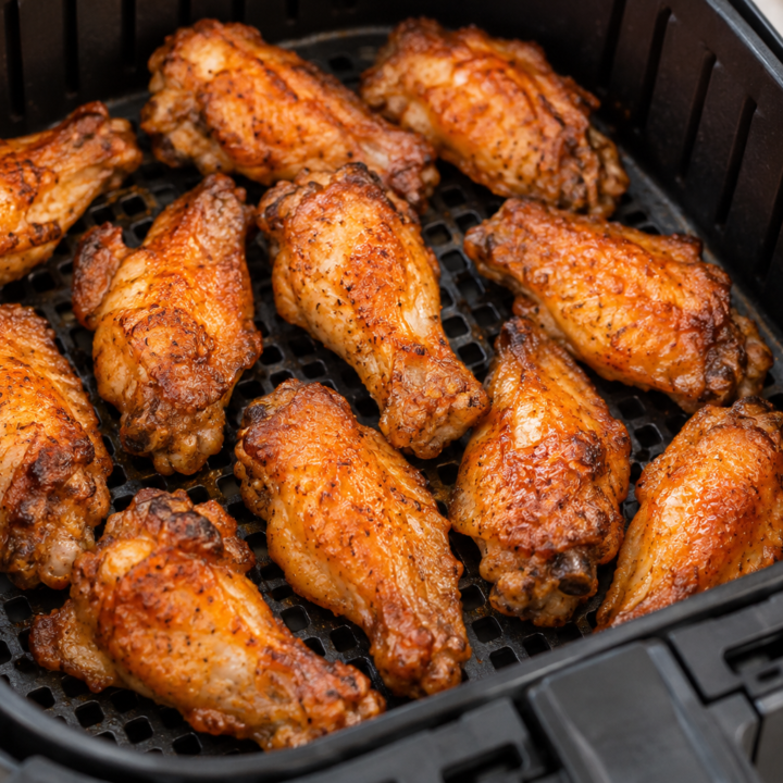Buffalo Chicken Wings in Air Fryer With Tangy Hot Sauce