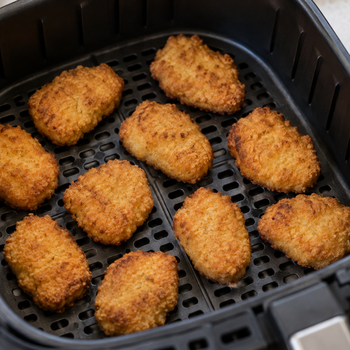 Frozen Chicken Nuggets in Air Fryer With Crispy Edges